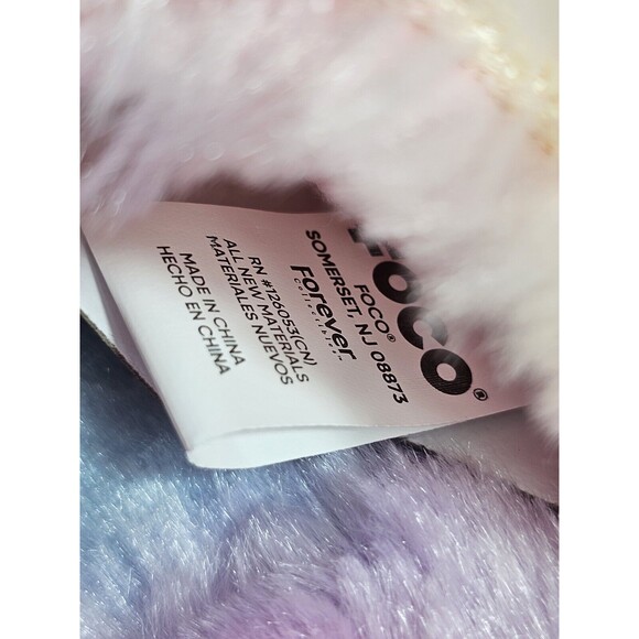 Chicago Bears NFL Kids SZ XL (7-8) Multi-Color Fluffy Slippers by FOCO NWT - Picture 7 of 7